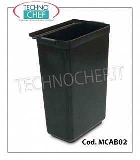 camions de service en acier inoxydable bacs Bac PVC, dim.mm. 330x160x510