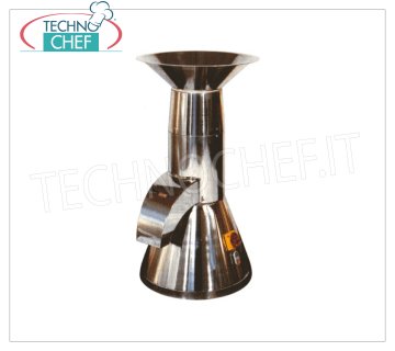 Moulin à pain Moulin à poivre en acier inoxydable Kg.180 / ORA, V 380/3, Kw 1.5, Poids 55 Kg, dim. mm. 570x600x1000h