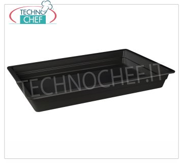 Technochef - GASTRONORM GN 1/1 BOL en MÉLAMINE NOIRE Vasque gastronorm 1/1 en mélaminé noir, dim. Mm.530x325x20h