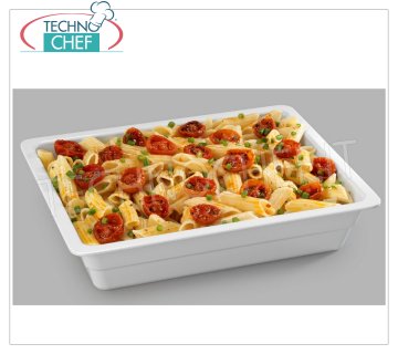 CONTENEURS GASTRONORM GN 1/2 en MÉLAMINE BLANCHE,
