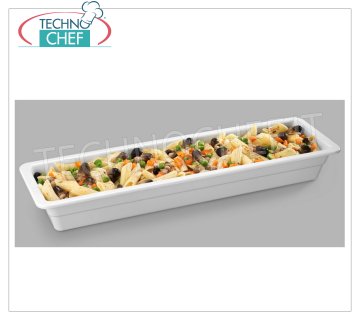 CONTENEURS GASTRONORM GN 2/4 en MÉLAMINE BLANCHE,