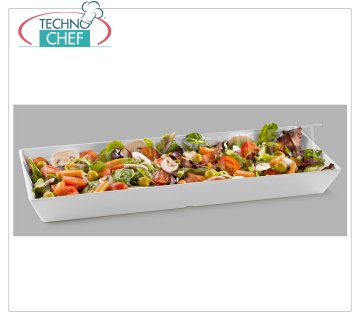 Technochef - PLATEAU RECTANGULAIRE en MELAMINE 500x200 mm, Mod. MP22037 Plateau rectangulaire en mélamine, dim.mm.500x200x50h