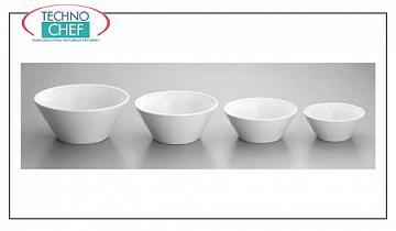 Vaisselle en porcelaine BOL À SALADE CONIQUE, collection Napoli, marque SATURNIA
