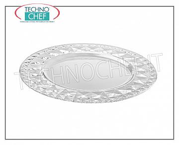 Stands Sous verre CARRE », diamètre 32 cm, Marque F & D - Disponible en paquets de 12 pièces