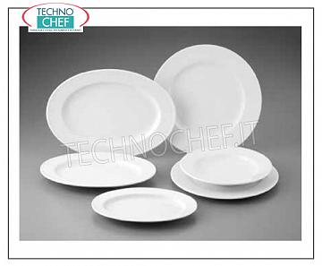 GURAL PORSELEN - Porcelaine de restaurant ASSIETTE PLATE, Collection Delta Bianco, 32 cm., Marque GÜRAL PORSELEN - Disponible en pack de 6 pièces