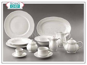 TOGNANA - Collection VECCHIO WIEN Porcelaine - Assiettes de restaurant ASSIETTE PLATE, Collection Vecchio Wien Bianco, Marque TOGNANA