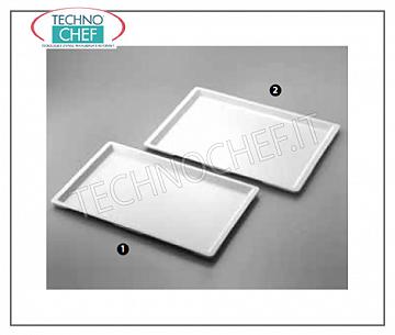 Plateaux libre-service en polyester Plateau rectangulaire en polyester couleur havane, CAMBRO, Cm.53x32.5