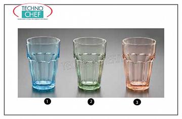 Verres à eau et à vin VERRE BLEU LONG DRINK, BORMIOLI ROCCO, Collection Rock Bar Lounge empilable trempé