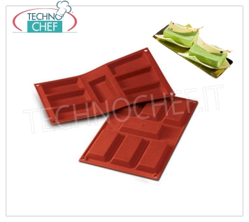 Moule en silicone '' Grand Financier '', dim.mm.95x45, h 12