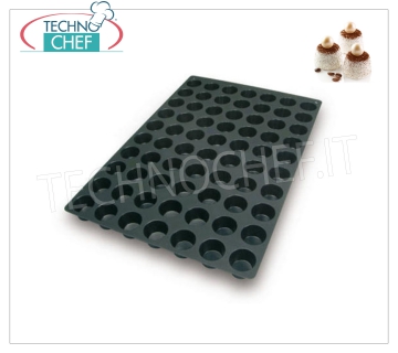 Moule '70 Mini Muffin ', Ø45 h 30 mm Moule de cuisson '' 70 Mini Muffin '' en silicone souple et antiadhésif, diamètre 45 mm, h 30 mm