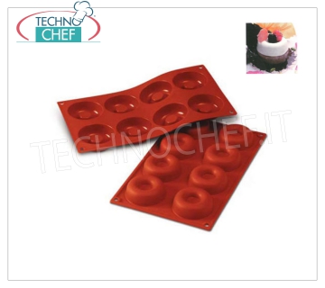 Moule en silicone '' Savarin moyen ', Ø65 h 21 mm