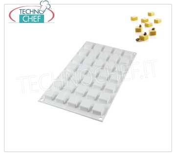 Moule en silicone '' Micro Square '', dim.mm.21x21, h 13 Moule de cuisson '' Micro Square '' en silicone souple et antiadhésif, dim.mm.21x21, h 13 mm.