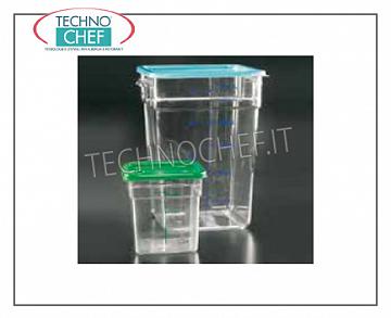 Boîtes pour le stockage des aliments par conteneur de stockage carré, CAMBRO, Lt.3,8