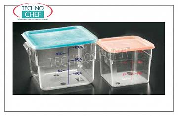 Boîtes pour le stockage des aliments par conteneur de stockage carré, CAMBRO, Lt.11