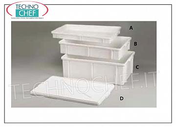 Couvercles pains de porte en plastique Couvercles pour tous les modèles de cassettes de porte de pains en mm taille alimentaire plastique. 600x400
