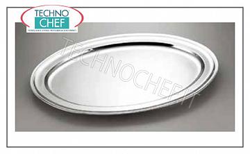 Débit Plateaux inox CAPACITÉ OVALE PLATEAU CONSEIL INOX 65cm