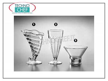 tasses de crème glacée COUPE GLACE BAR ROCK, Bormioli Rocco
