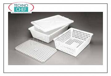 Paniers et conteneurs empilables réfrigérateur bassin, Giganplast, Cm.30x20x10, Lt.4
