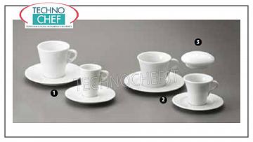 Tasses à café - cappuccino en porcelaine CUPS ET PLATES, MARQUE TOGNANA