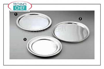 Plateaux de service en acier inoxydable PLATEAU ROND EN ACIER INOXYDABLE PINTI