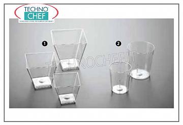 Party - Happy Hour JETABLE EN VERRE CARRE PLASTIQUE