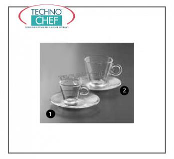 tasses de café - cappuccino en verre BAR FACILE » TASSE DE CAFÉ, Bormioli Rocco, Coupes collectables
