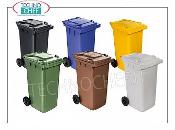 Poubelles en plastique
