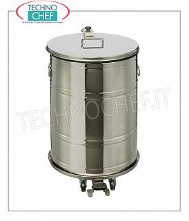 Poubelles acier inox 