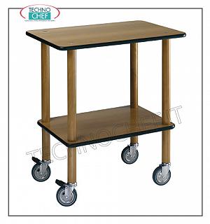 Chariots de service en bois