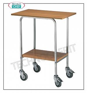 Chariots de service en bois