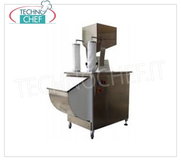 Moulin à sucre Moulin à sucre en acier inoxydable Kg.100 / HEURE, complet avec collecteur de produits, moteur 1 vitesse, V 380/3, Kw 1,5, Poids 130 Kg., Dim. mm. 1150x620x1150 h
