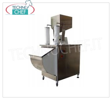 Moudre le sucre Moulin à sucre en inox 100 kg/heure, complet avec récupérateur de produit, moteur 1 vitesse, V 380/3, 1,5 kW, poids 130 kg, dim. mm. 1150x620x1150 heures