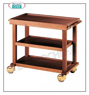 Chariots de service en bois