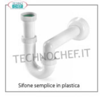 Siphon en plastique simple Siphon pour 1 bac en plastique de 1 pouce et demi