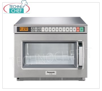 PANASONIC - Four à micro-ondes professionnel, mod. NE1653, Chambre pour Bacs GN 1/2, Puissance 1600 W, COMMANDES NUMÉRIQUES