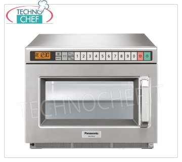 PANASONIC - Four à micro-ondes professionnel, mod. NE2153-2, Chambre pour bacs GN 1/2, Puissance 2100 W, COMMANDES NUMÉRIQUES