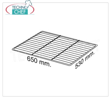 Grille en acier inoxydable 65x53 cm Grille en acier inoxydable, dim.mm.650x530