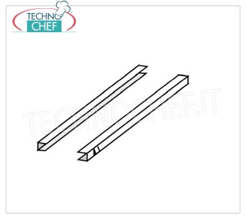 Paire de guides inox pour grillades