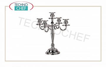 Tableau chandeliers Bougeoir 5 lumières H Cm 35