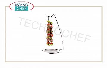 Brochettes en acier inoxydable Support Avec 4 brochettes