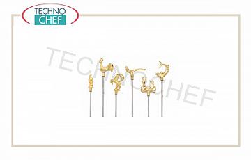 Brochettes en acier inoxydable