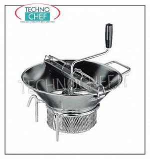 moulin alimentaire Aciérie, manuel, diamètre 37 cm, disque fourni avec des trous de 3 mm