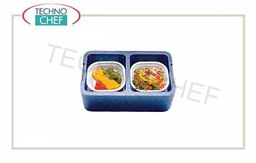 Conteneur isotherme SINGLE-PASTE, 2 compartiments sans vaisselle