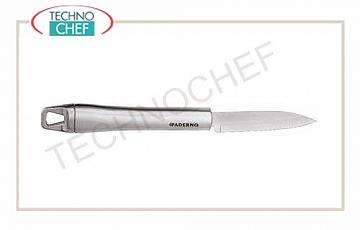 Série 48278 avec poignée inox couteau à éplucher, 18/10 lame en acier, 20,5 cm de longueur, poignée inox