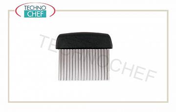 Technochef - Coupe-légumes ondulé avec manche en polypropylène, cod. 48280-23