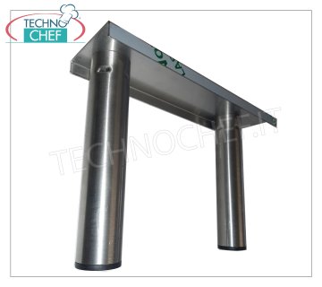 Technochef - Paire de supports avec pieds réglables h. 20cm Paire de consoles avec pieds réglables h. 20 cm pour les vitrines réfrigérées