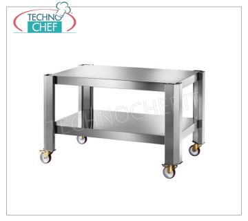 --- Support de base en acier pour four à pizza 1 module, cod. SUPB6/1 Salle Socle pour four KING6G, pour 1 module, structure en acier, étagère basse standard, poids 98 kg, dim. mm. 1470x920x1165h