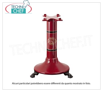 BERKEL - Piédestal P15 Rouge pour trancheur à volant Socle de support en fonte verni rouge pour trancheuse à volant P15, poids 62,5 kg, dim.mm.585x550x790h