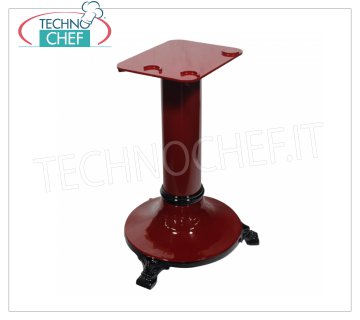 TECHNOCHEF - Piédestal, Mod.PD250 / 300 Piédestal pour volant / trancheuses manuelles Mod.250 / 300 - Poids Kg.56 - Diamètre mm. 650x800h