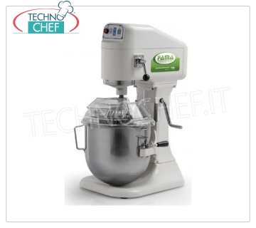 FAMA - Batteur mélangeur planétaire 7,6 l, gamme BAKER PK, dimensions 280 x 470 x 580 h